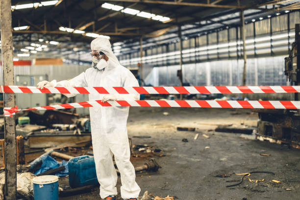 Professional Crime Scene Cleanup technician working in Saint Stephen, SC